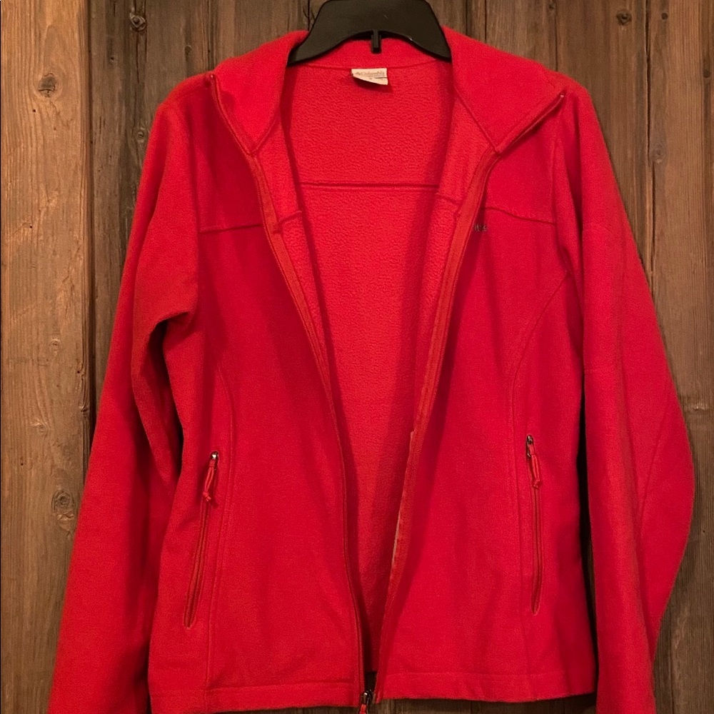Medium pink Columbia fleece